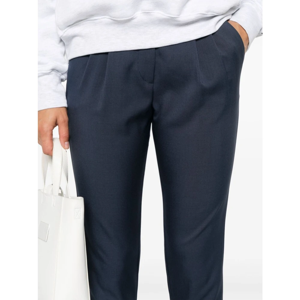Herno Logo Plaque Broek Blue Heren