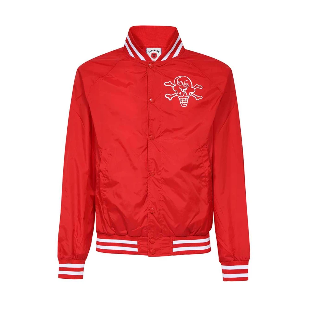 Icecream Bomberjack met Ribgekraag Red Heren