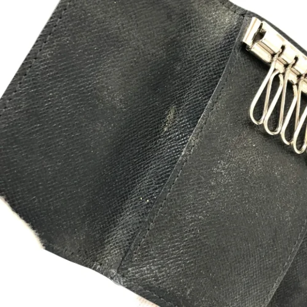 Louis Vuitton Vintage Pre-owned Cotton key-holders Black Dames