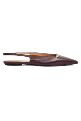 Bordeaux Slingback Flats