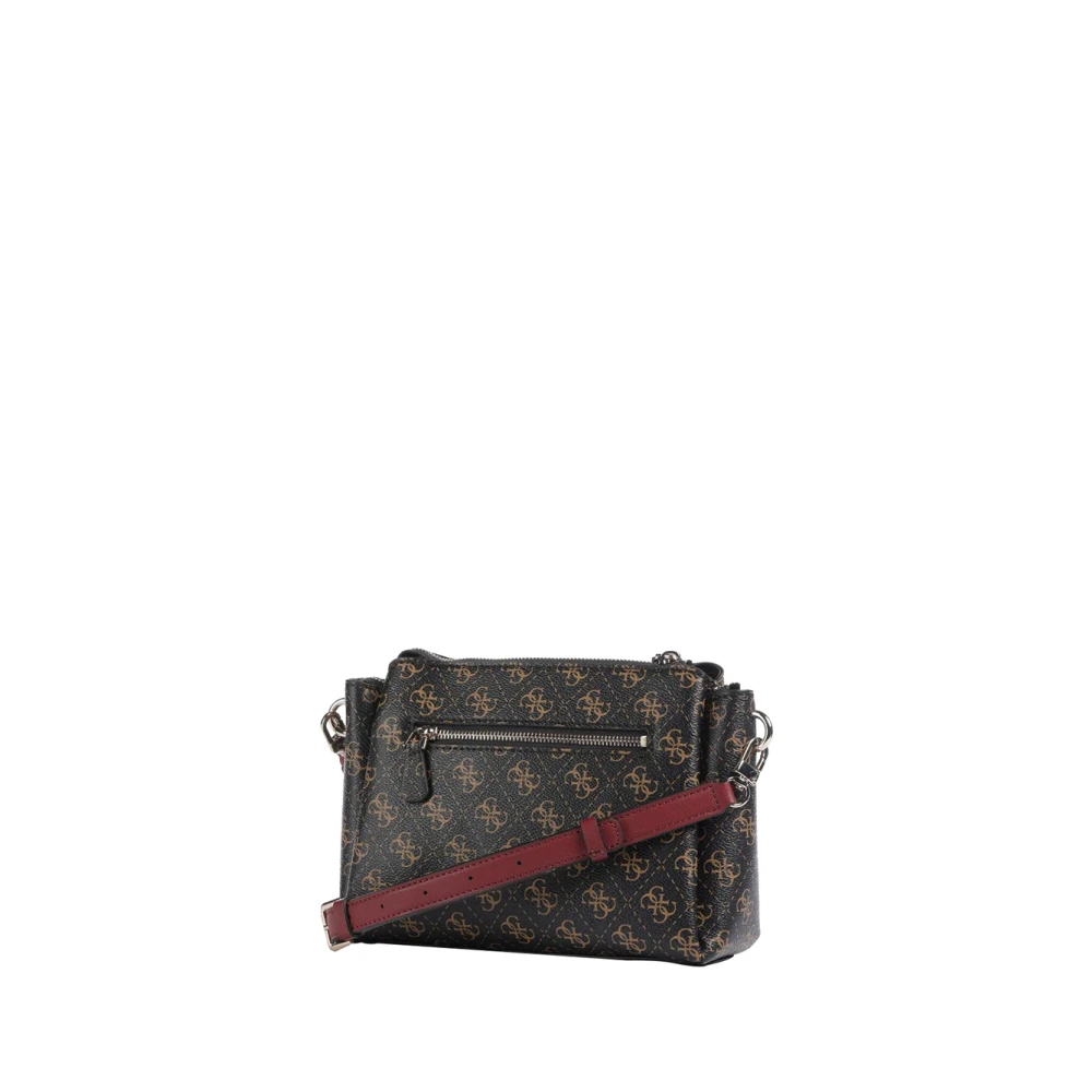 Guess Bruine handtas met gouden details Brown Dames