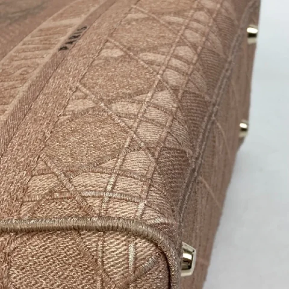 Dior Vintage Pre-owned Cotton dior-bags Pink Dames