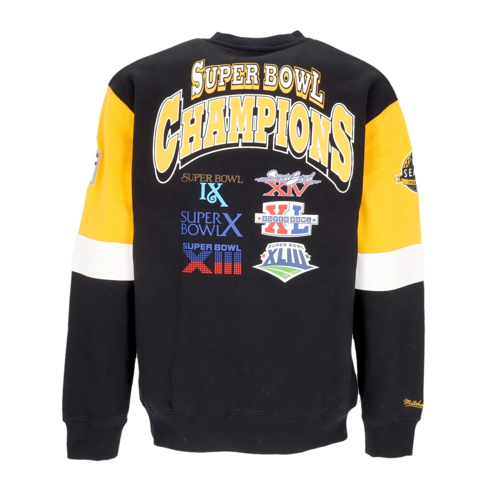 Mitchell & Ness Pittsburgh Steelers Crewneck Sweatshirt Black Heren