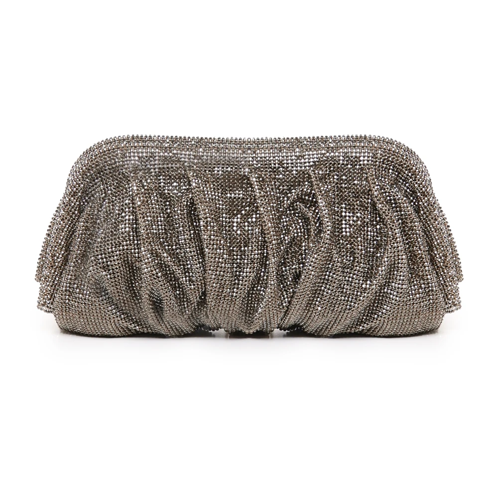 Benedetta Bruzziches Grijze Mesh Clutch Tas Gemaakt in Italië Gray Dames