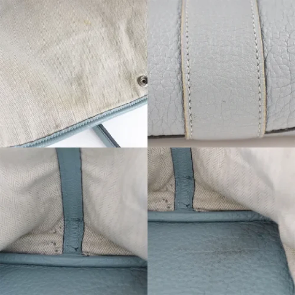 Hermès Vintage Pre-owned Fabric totes Blue Dames