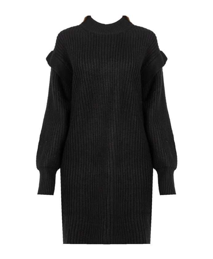 robe-midi-a-motif-tresse
