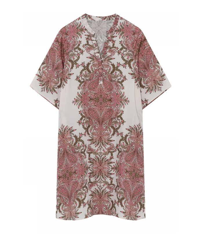 robe-au-genou-a-imprime-abstrait-coralbeige