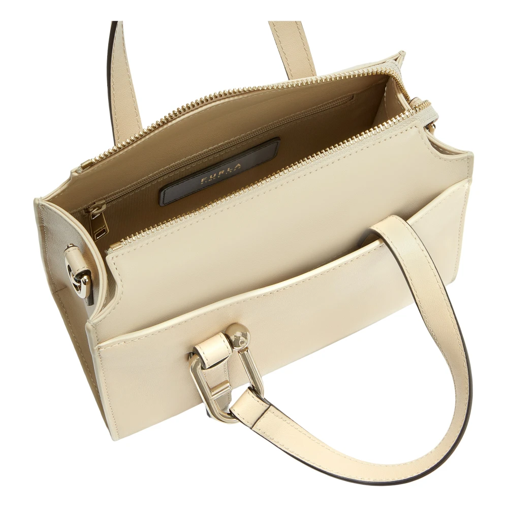 Furla Nuvola Boston Tas Beige Dames