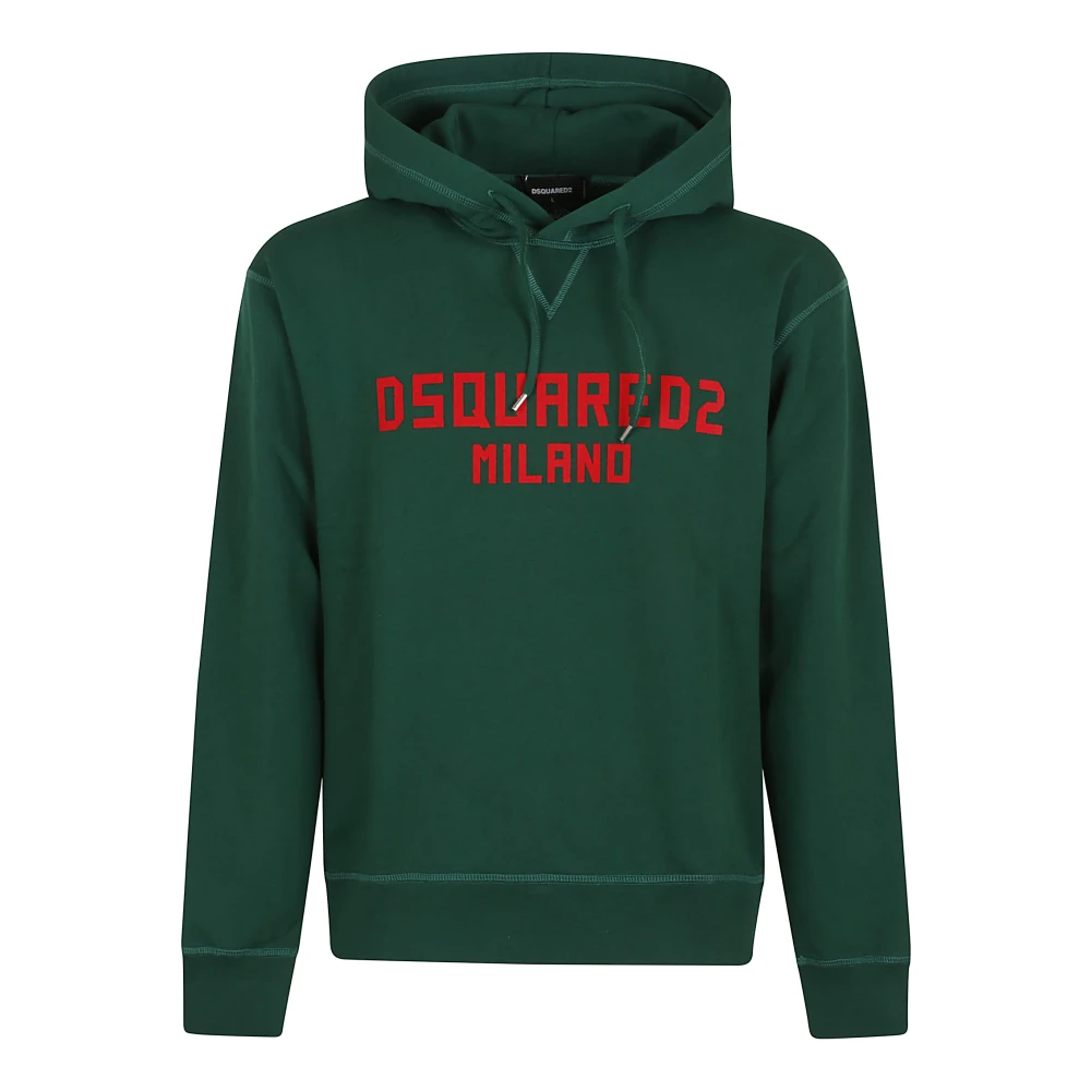 Dsquared2 Grön Sweatshirt Uppgradera Garderob Modern Man Green, Herr