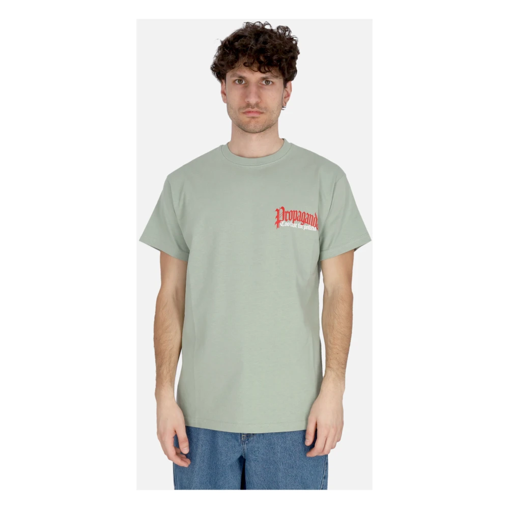 Propaganda Ciao Tee Korte Mouw T-shirt Gray Heren
