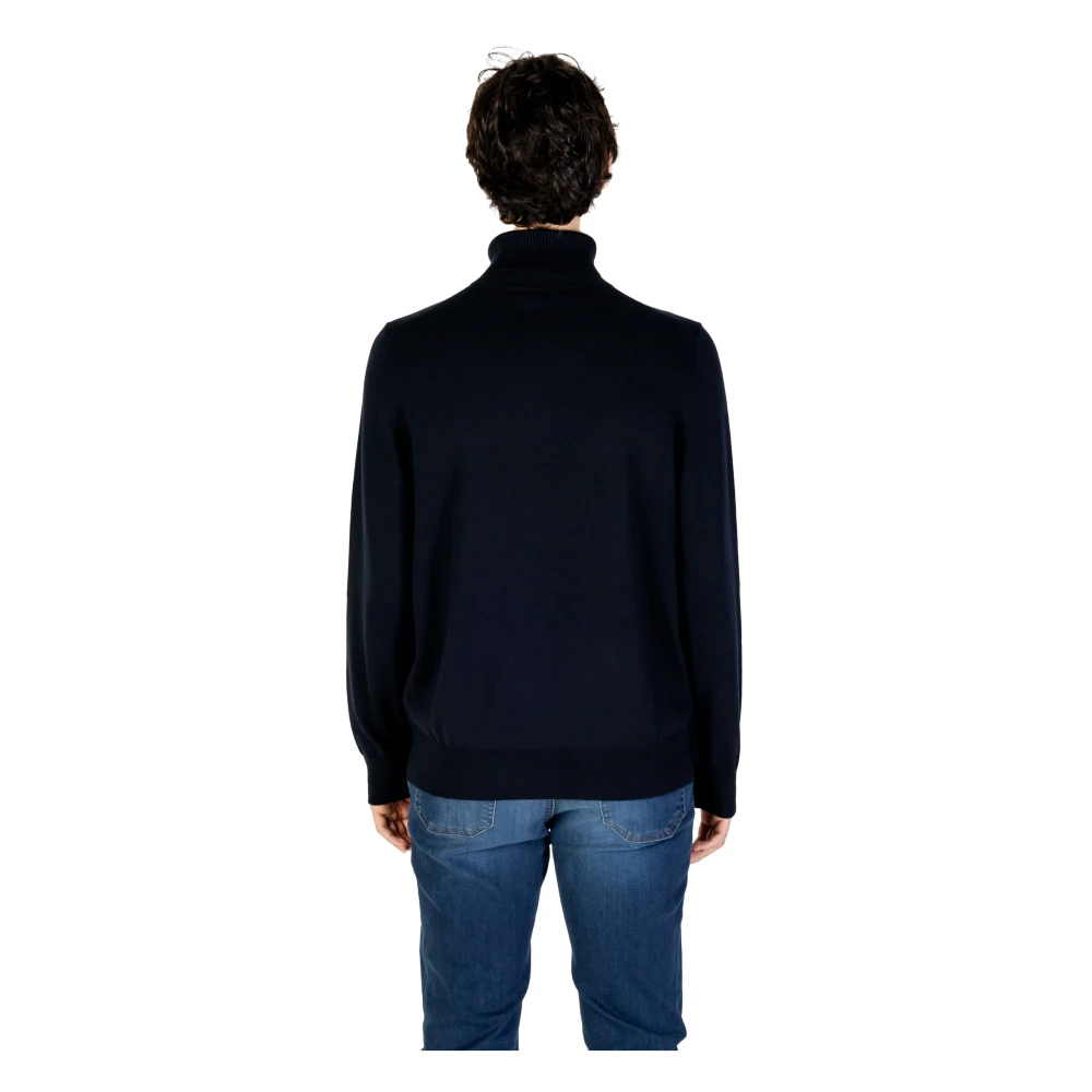 Hugo Boss Mannen Trui Herfst Winter Collectie Blue Heren