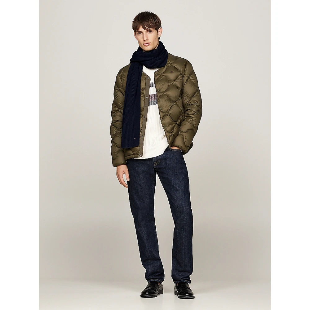 Tommy Hilfiger Kasjmier Sjaal voor Stijlvolle Look Blue Unisex