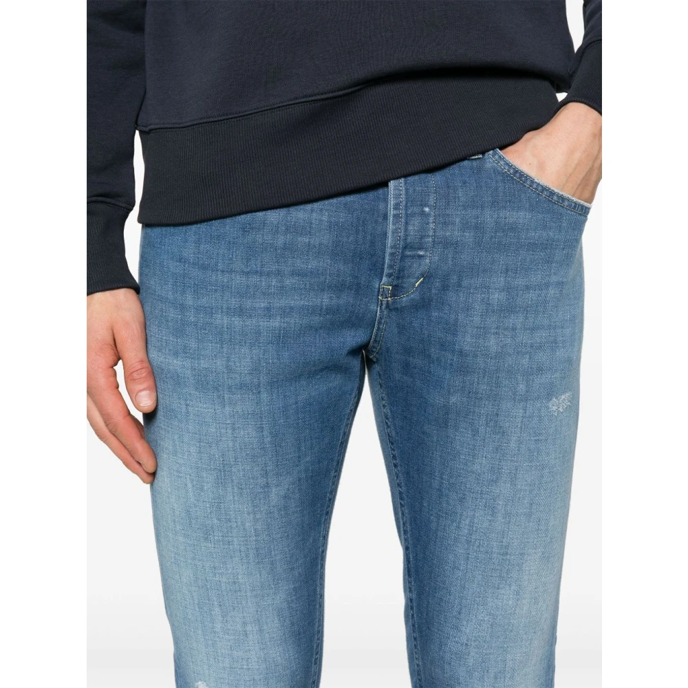 Dondup Blauwe Jeans voor Mannen Blue Heren