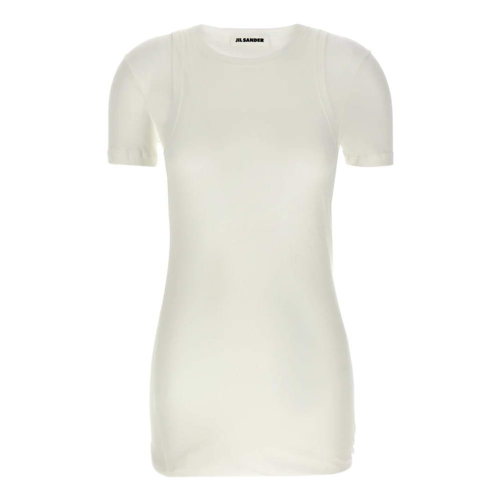 Jil Sander Women's White Top T-Shirt