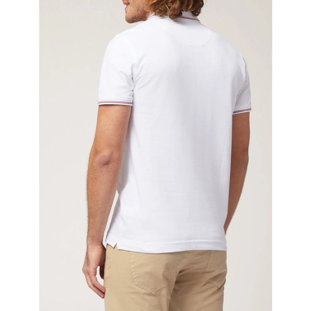 Harmont & Blaine Witte Polo Shirt Casual Stijl White Heren