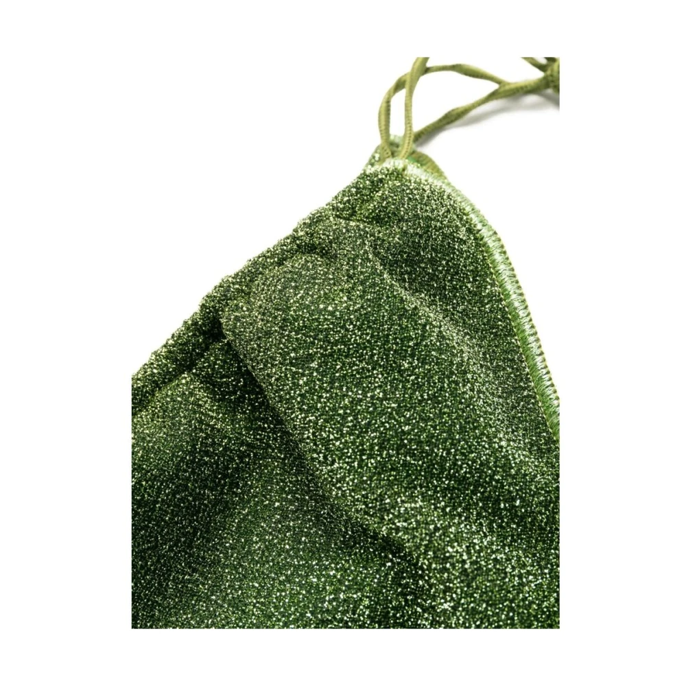 Oseree Avocado Groene Lurex Bikini Set Green Dames