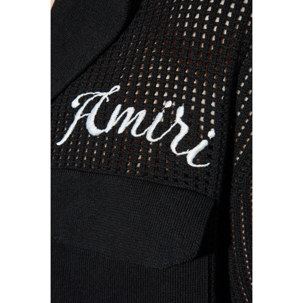 Amiri Shirt met logo Black Heren