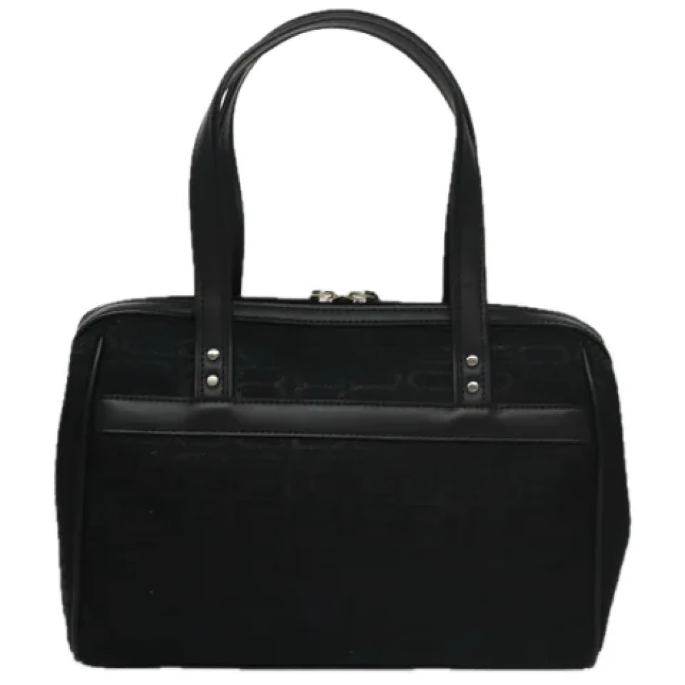 Balenciaga Vintage Pre-owned Canvas handbags Black Dames