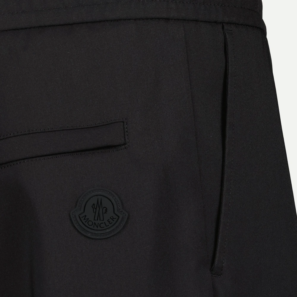 Moncler Elegante Joggingbroek Herfst-Winter 2024 Black Heren