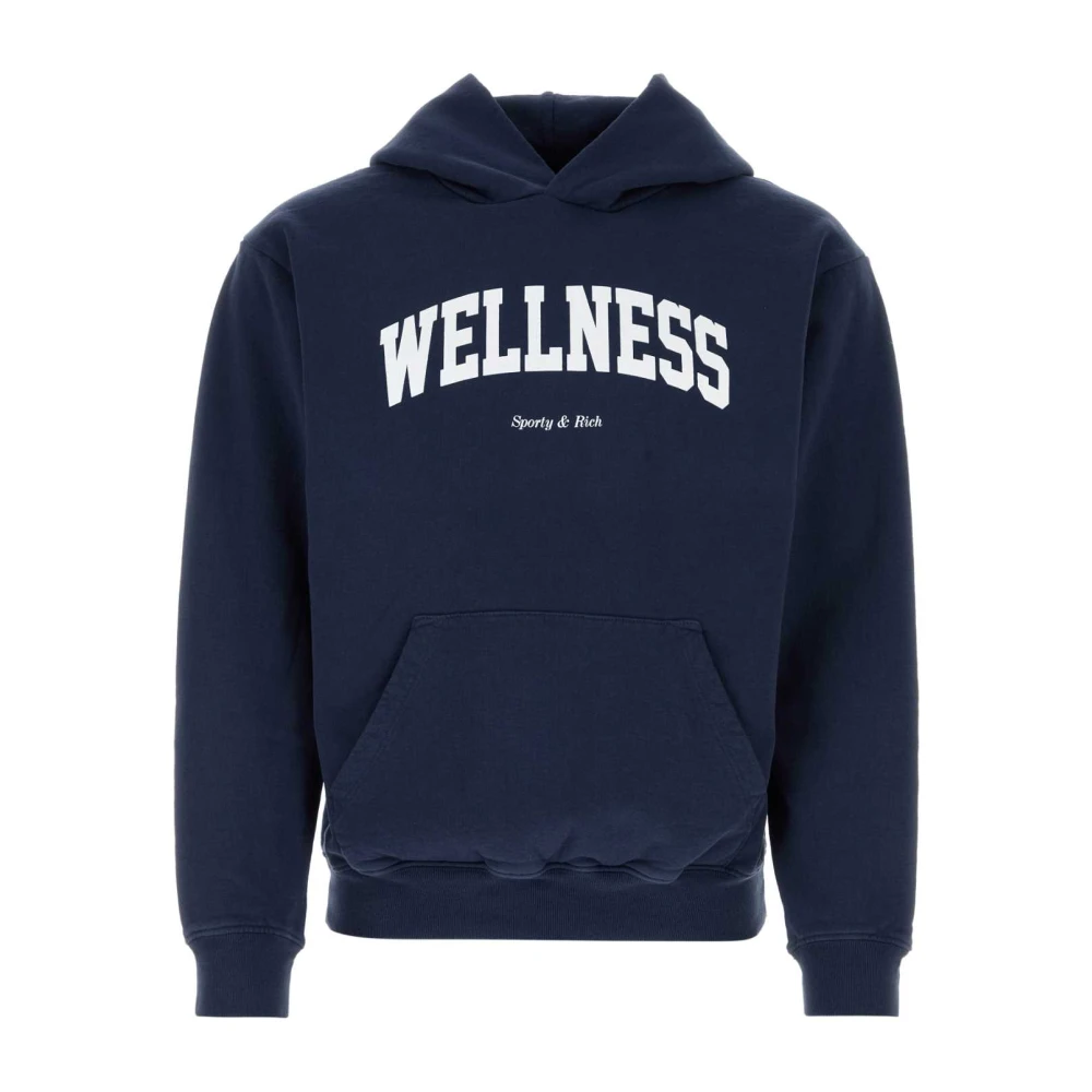 Sporty & Rich Marineblauwe Wellness Ivy Sweatshirt Blue Heren