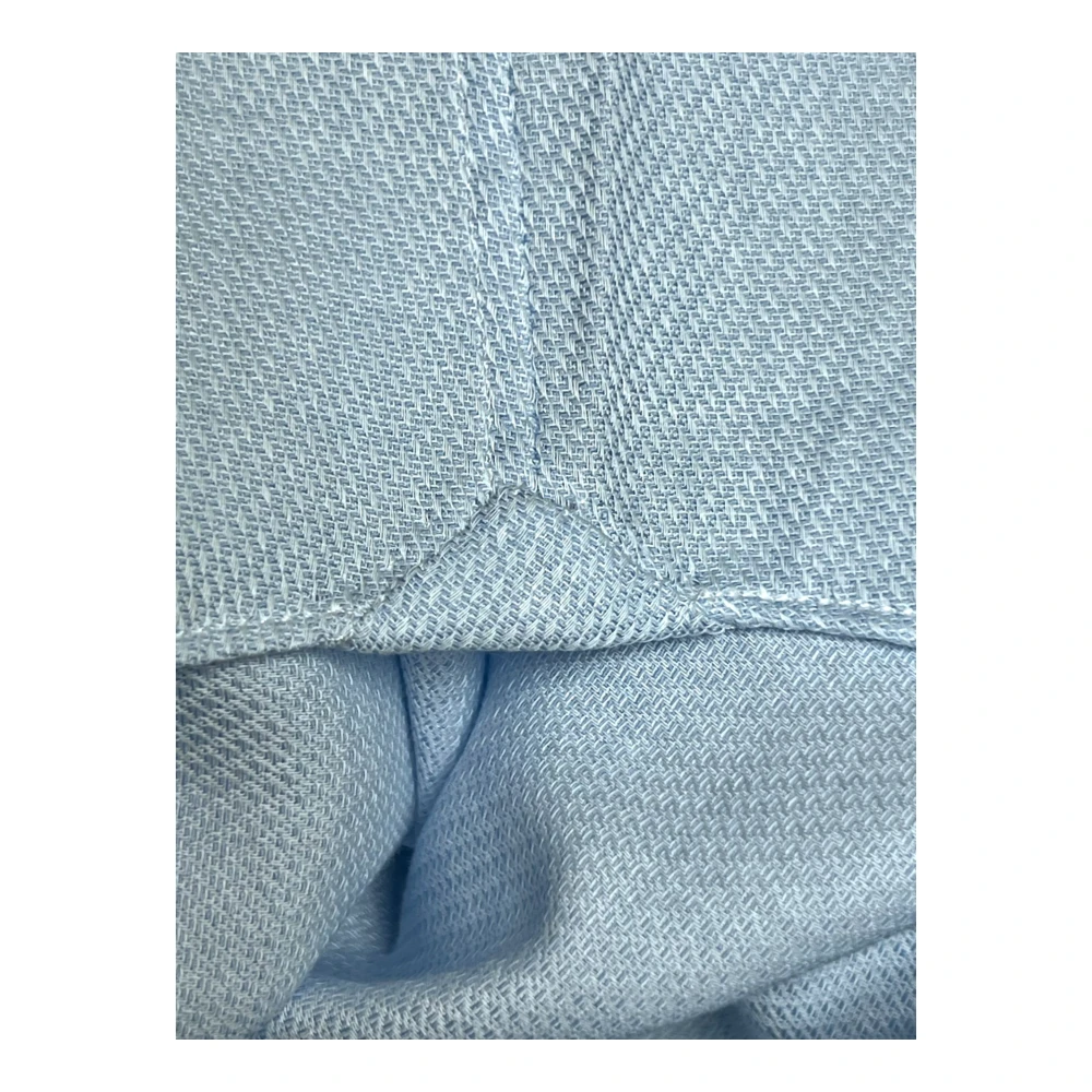 Salvatore Piccolo Napolitaans Ambachtelijk Overhemd Lichtblauw Blue Heren