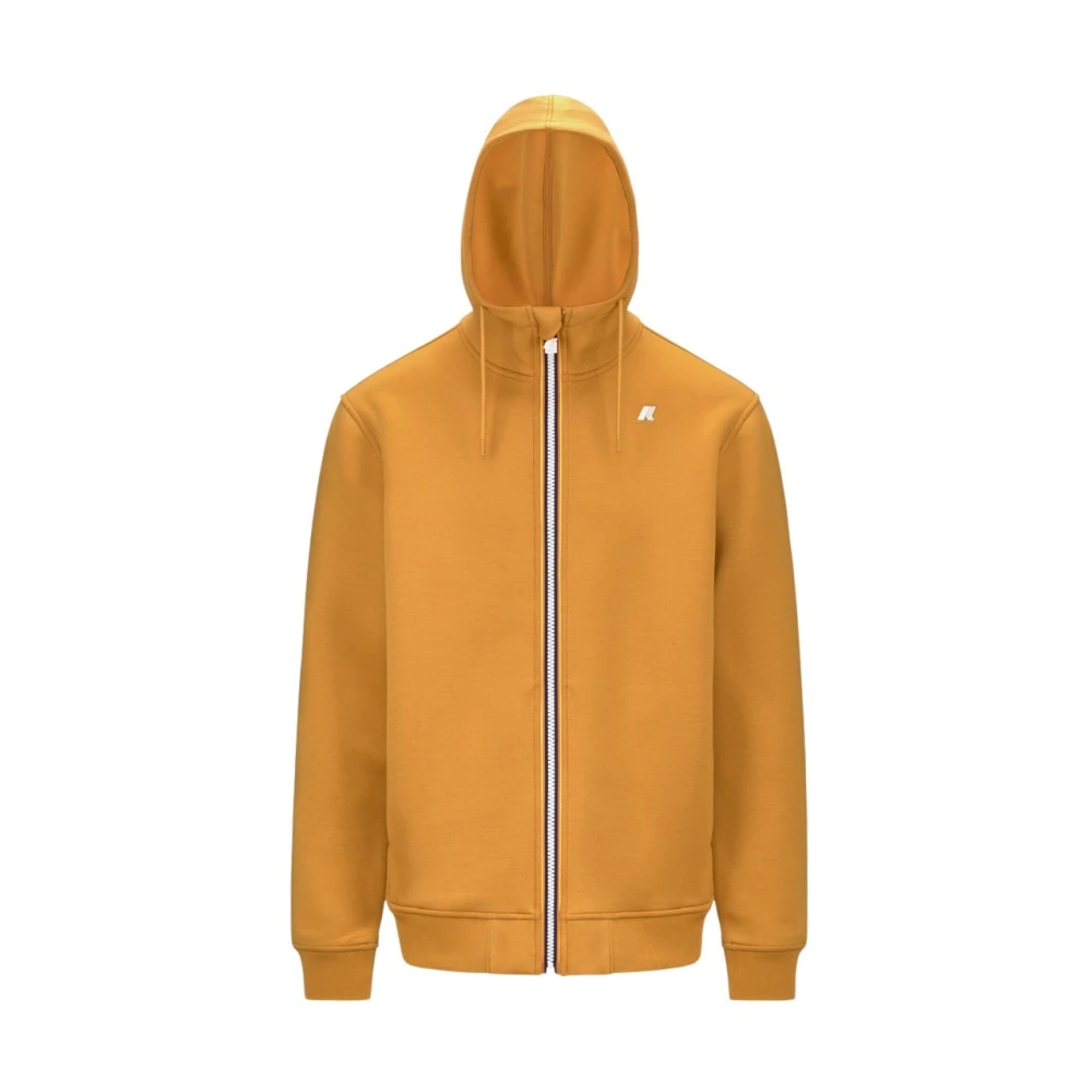 K-way Gele Inca Sweater Orange Heren
