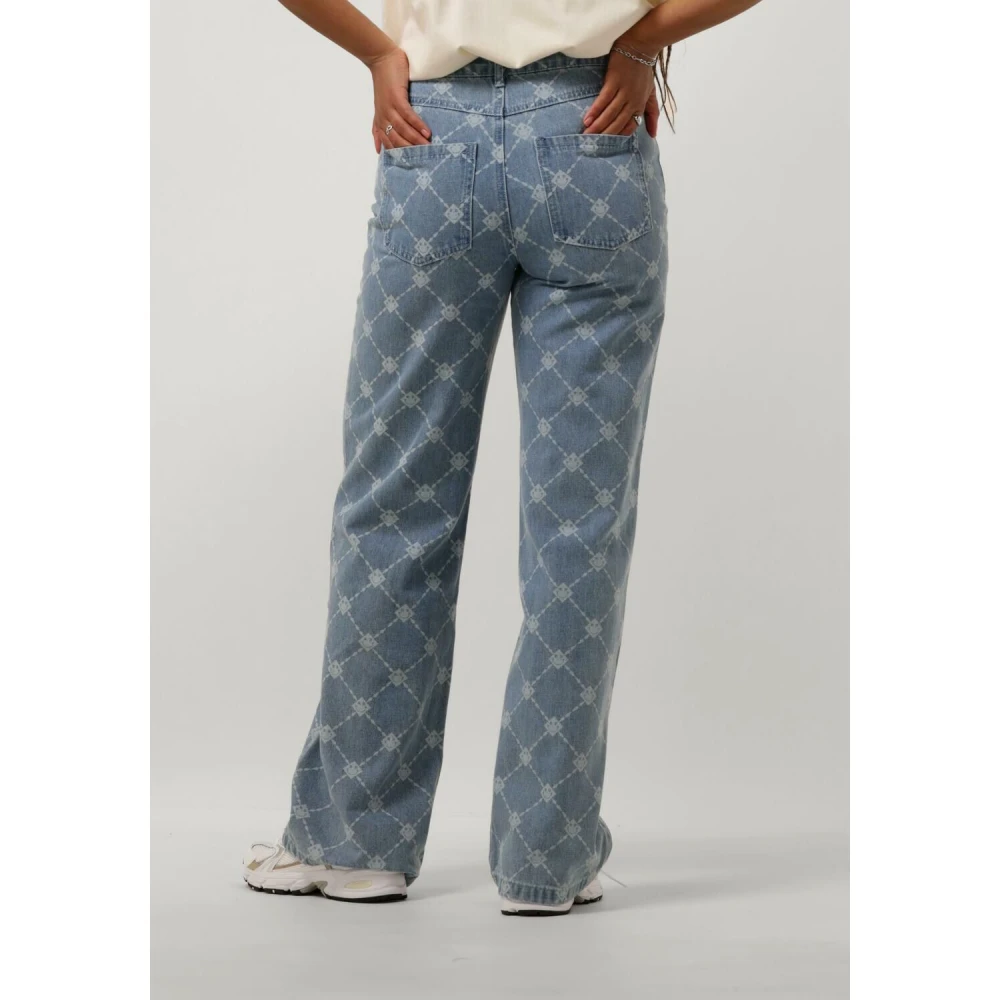 Refined Department Wide Jeans Hannah Blue Dames