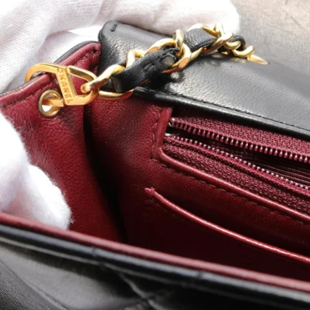 Chanel Vintage Pre-owned Leather chanel-bags Black Dames