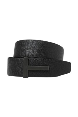luxury-black-leather-t-buckle-belt