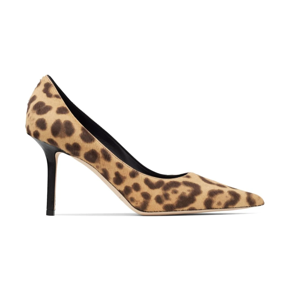 Jimmy Choo Leopardmönster Klack Pumps Brown, Dam