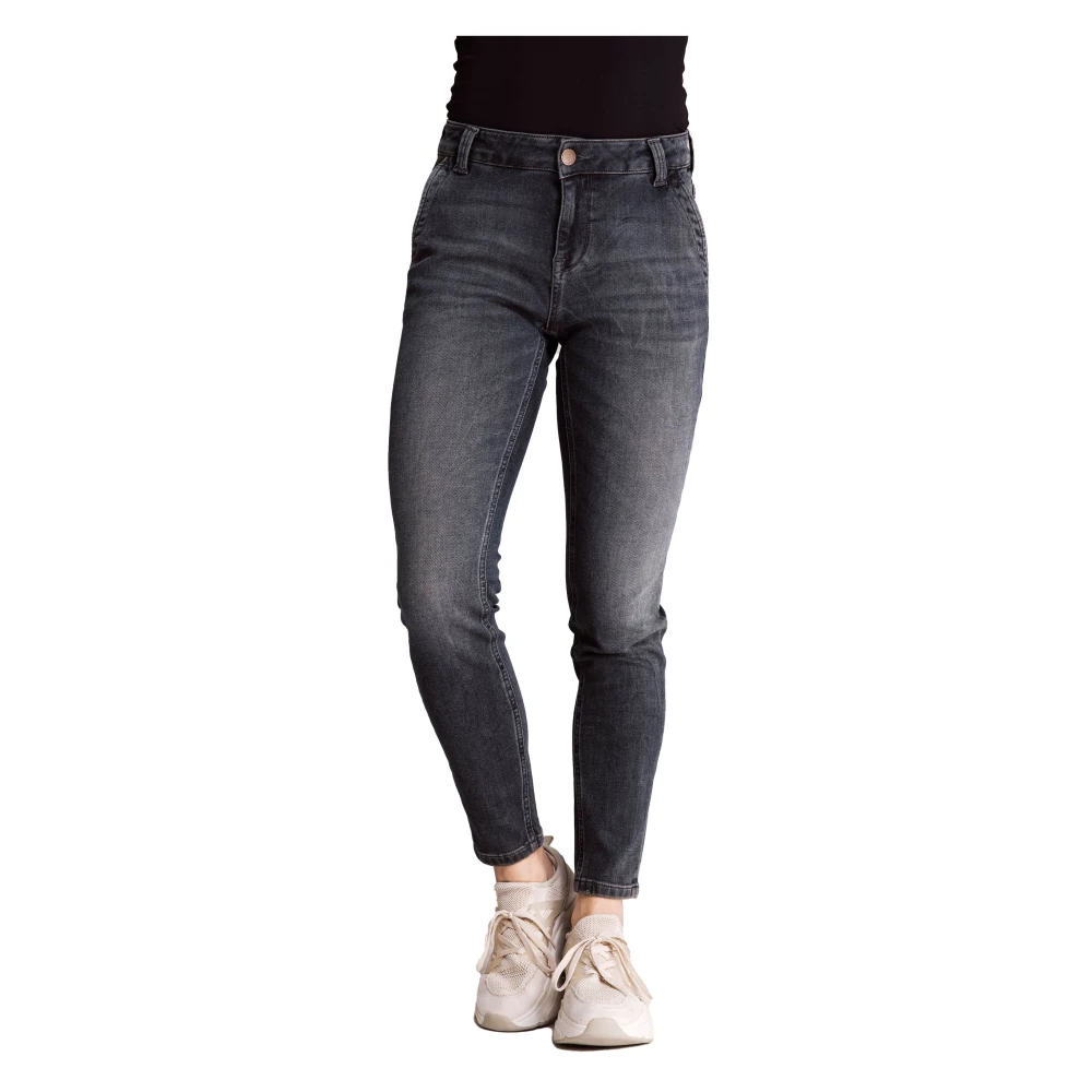 Zhrill Slim Fit Jeans Zhdalva Blauw Blue Dames