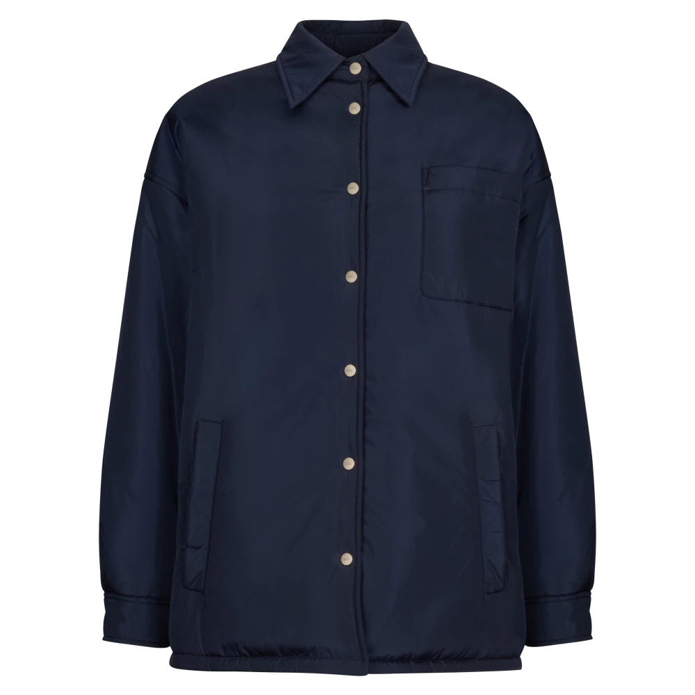 Add Oversize Shirt IN Nylon Bright Blue Dames