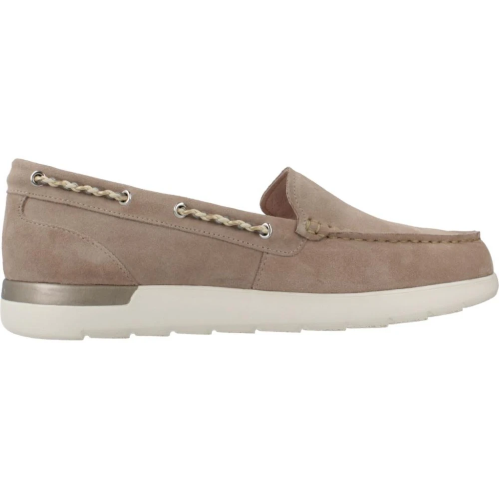 Stonefly Donna Marrone - Mocassini Casual In Camoscio Blu Con Lacci Laterali - Shoes - 40 Eu