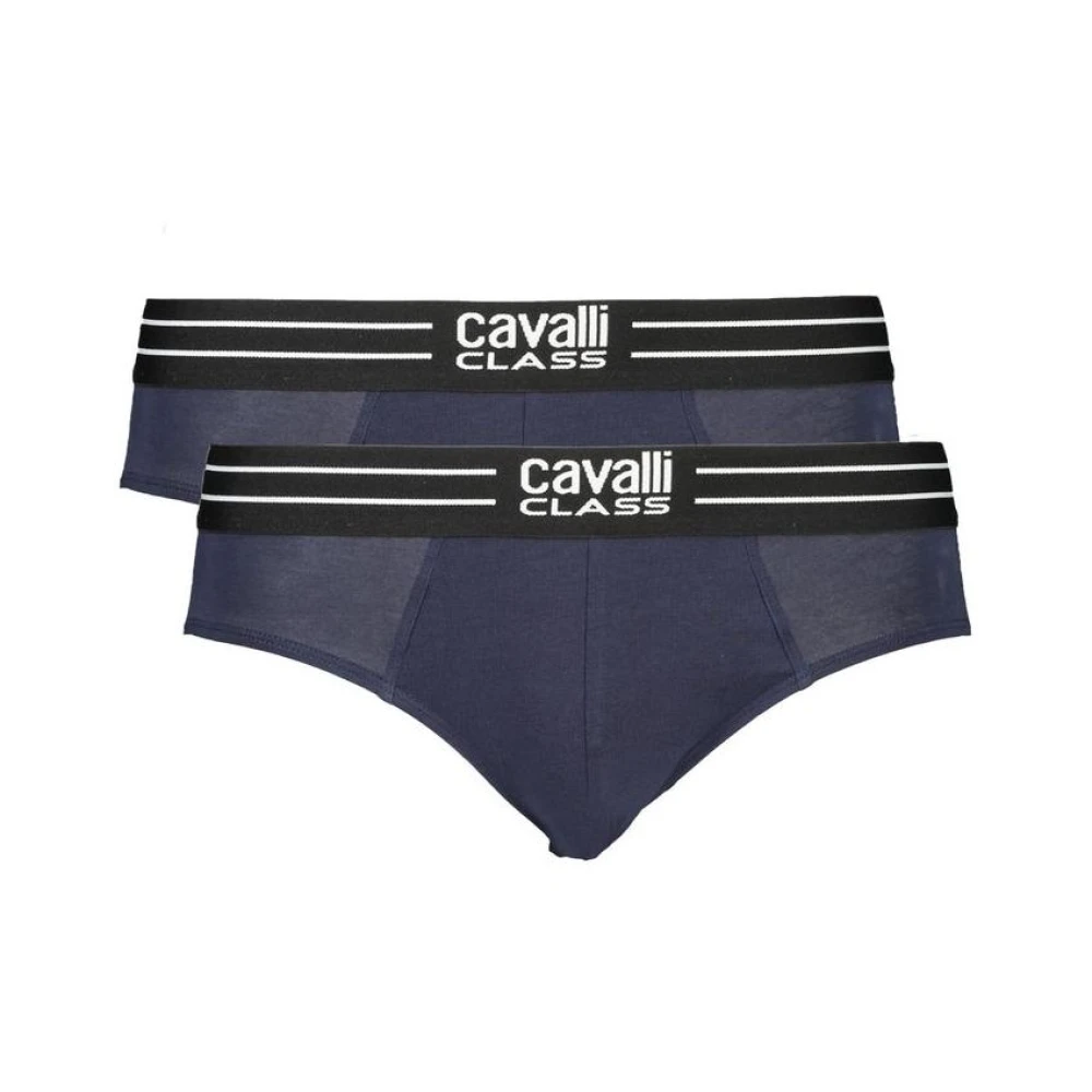 Cavalli Class Blauw Katoenen Herenondergoed Comfortabele Pasvorm Blue Heren