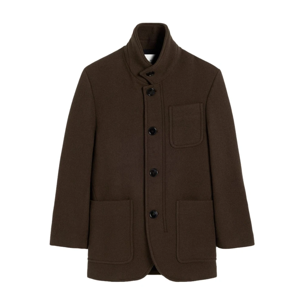 Coats > Single-Breasted Coats - - Ami Paris - Modalova
