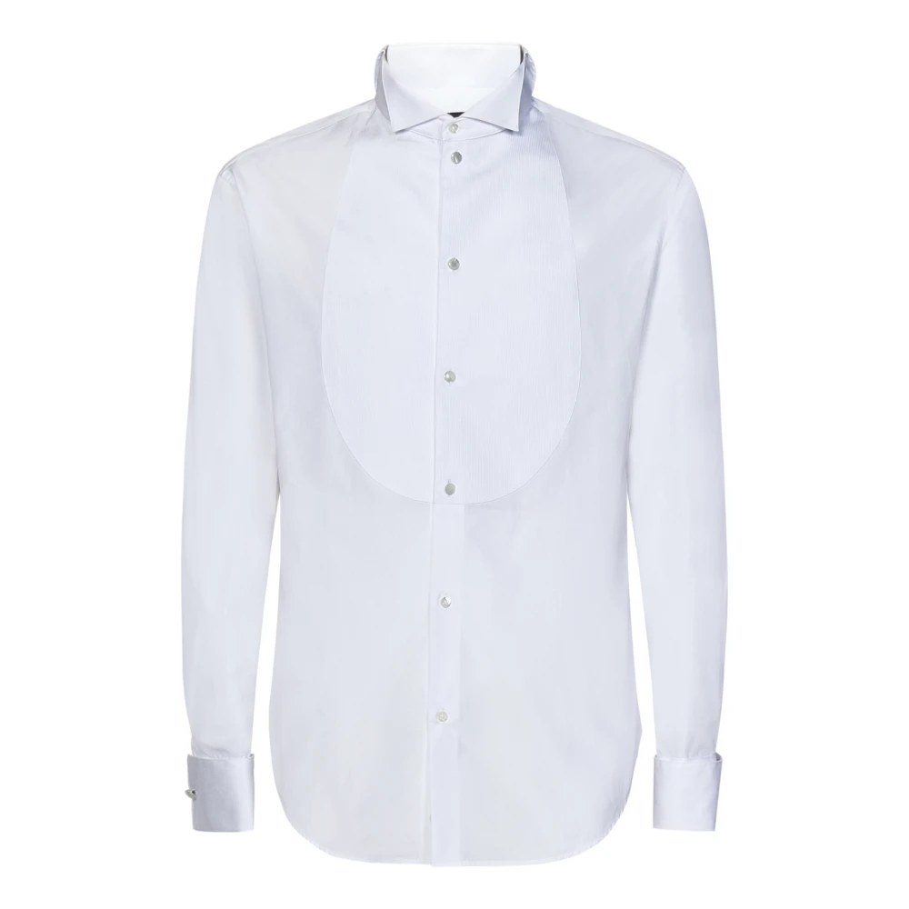 Emporio Armani Katoenen shirt White Heren