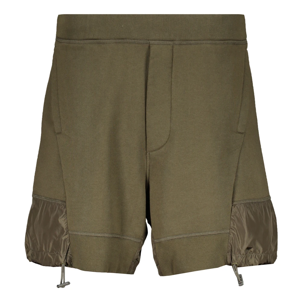 Dsquared2 Maxi Print Sweatshorts met Technische Stof Green Heren