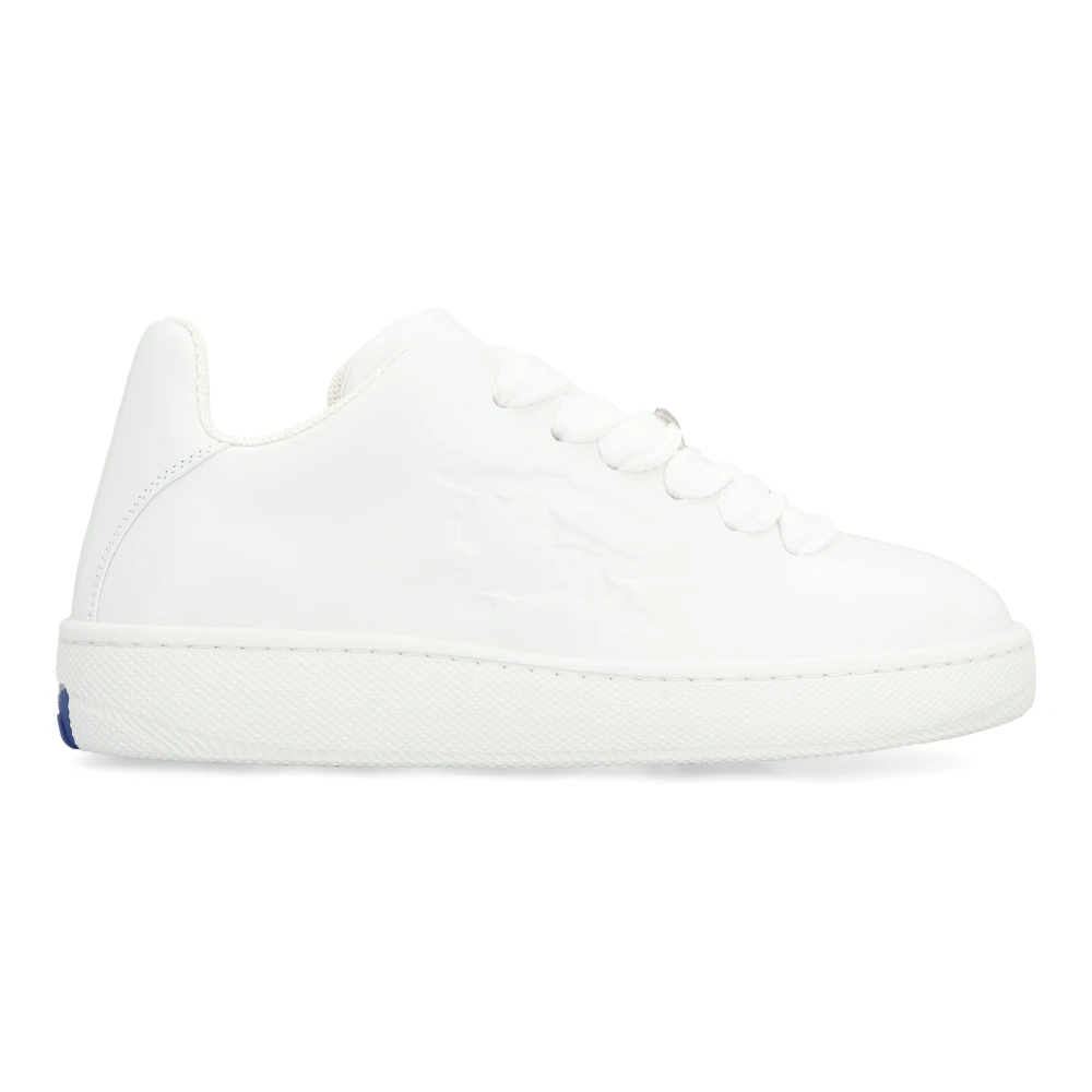 Burberry Women's White Box Leather Low-Top Trainers - Sneakers - 7 Uk - Shoes
