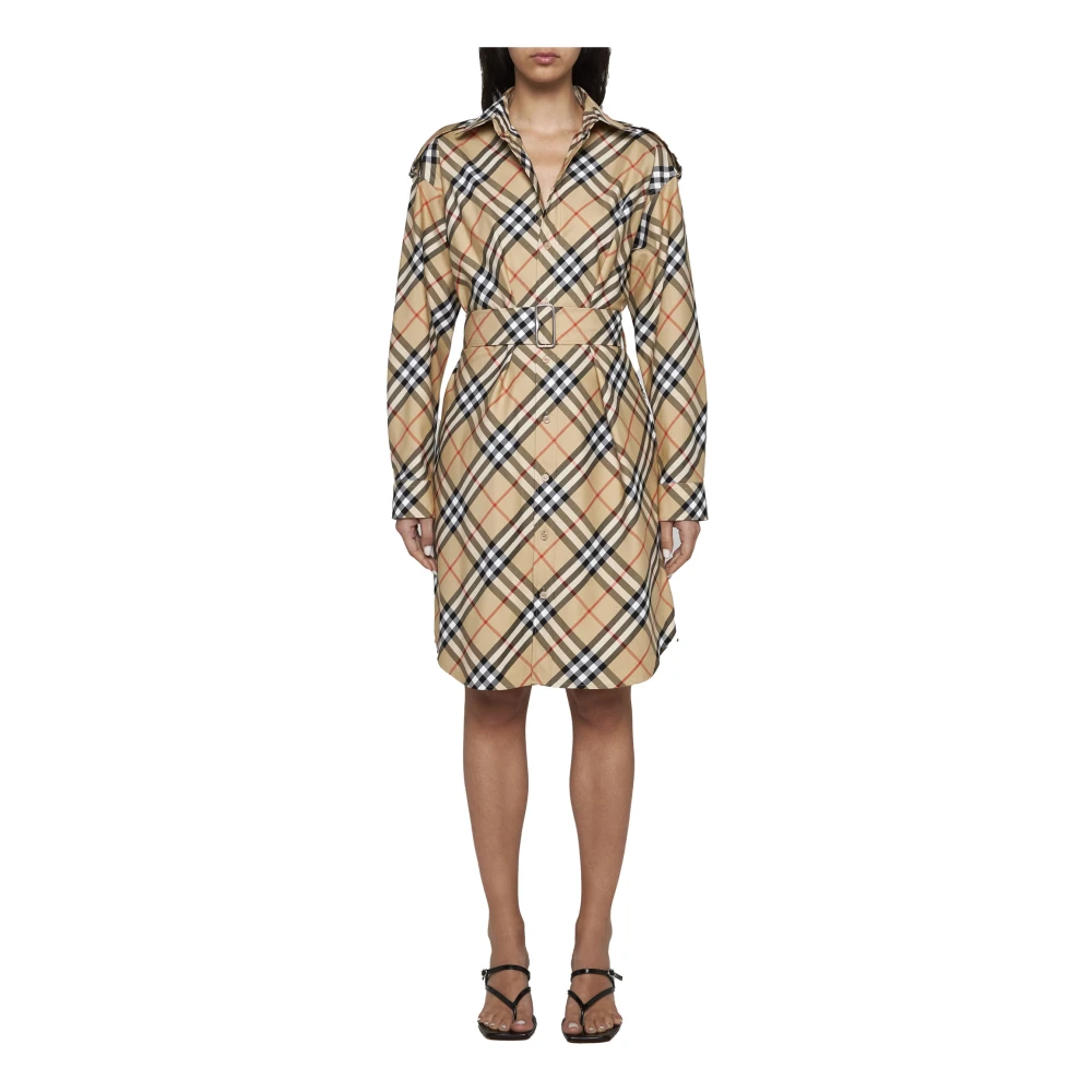 Burberry Elegante Jurken Collectie Multicolor Dames