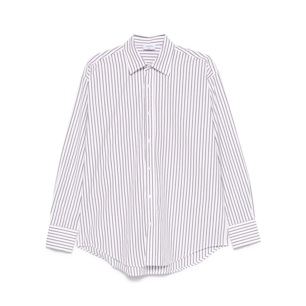 Filippa K Grijze Button-Up Overhemd Klassieke Kraag Gray Dames