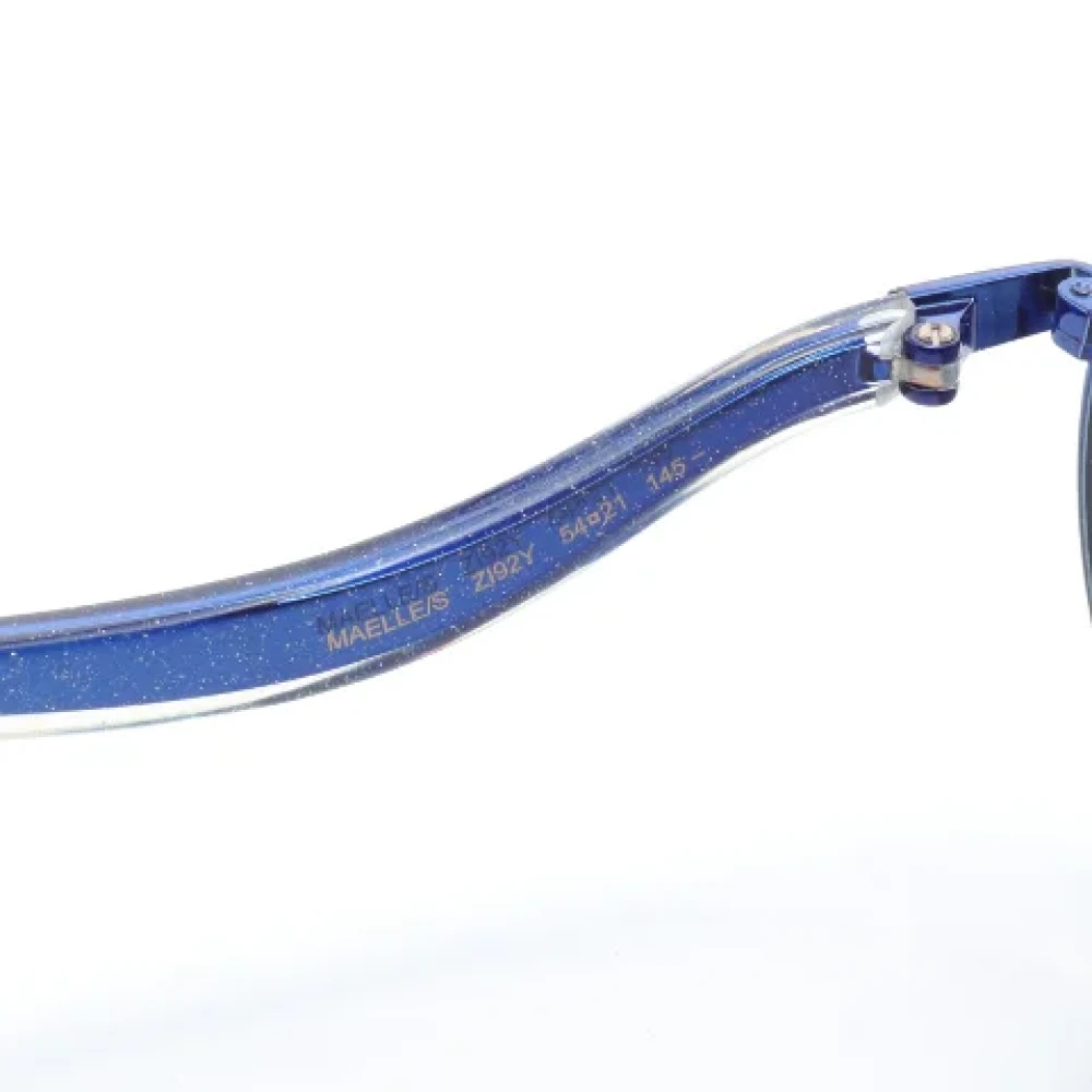 Jimmy Choo Pre-owned Metal sunglasses Blue Dames