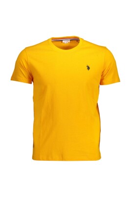 yellow-mens-cotton-logo-t-shirt