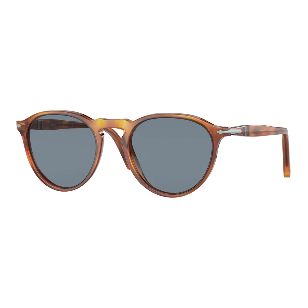 Persol Unisex Brown/Blue Po3286s 96/56 Sunglasses Acetate Pantos Normal - Image 3