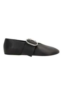 Svarta Ballerinaskor Elegant Stil