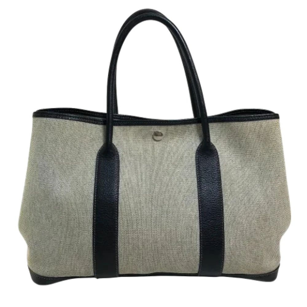 Hermès Vintage Pre-owned Fabric totes Gray Dames