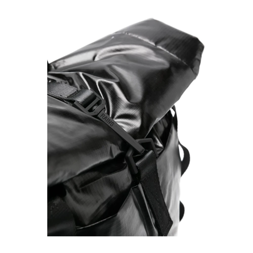 Rains Waterdichte Roltop Rugzak Black Dames