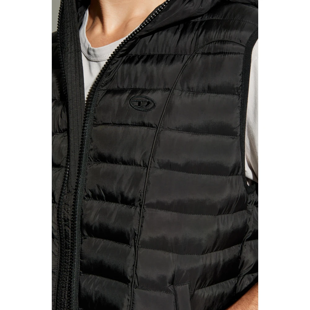 Diesel Capuchonvest W-Temple Black Heren