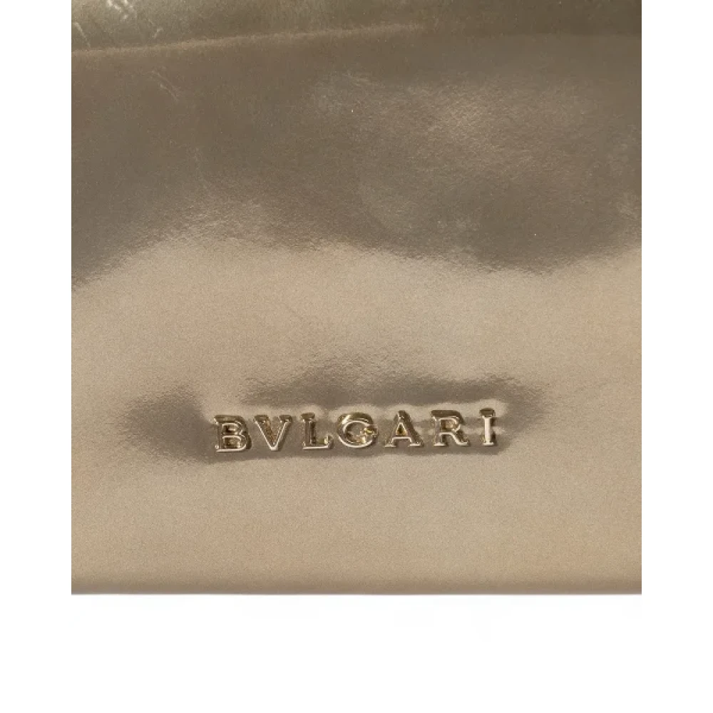 Bvlgari Vintage Pre-owned Fabric wallets Yellow Dames