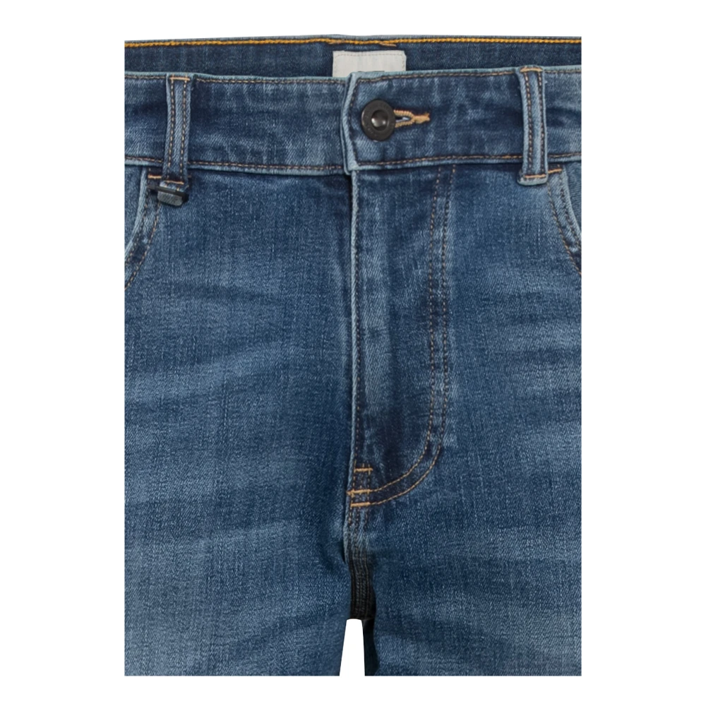 camel active Comfort Stretch Denim Jeans Blue Heren