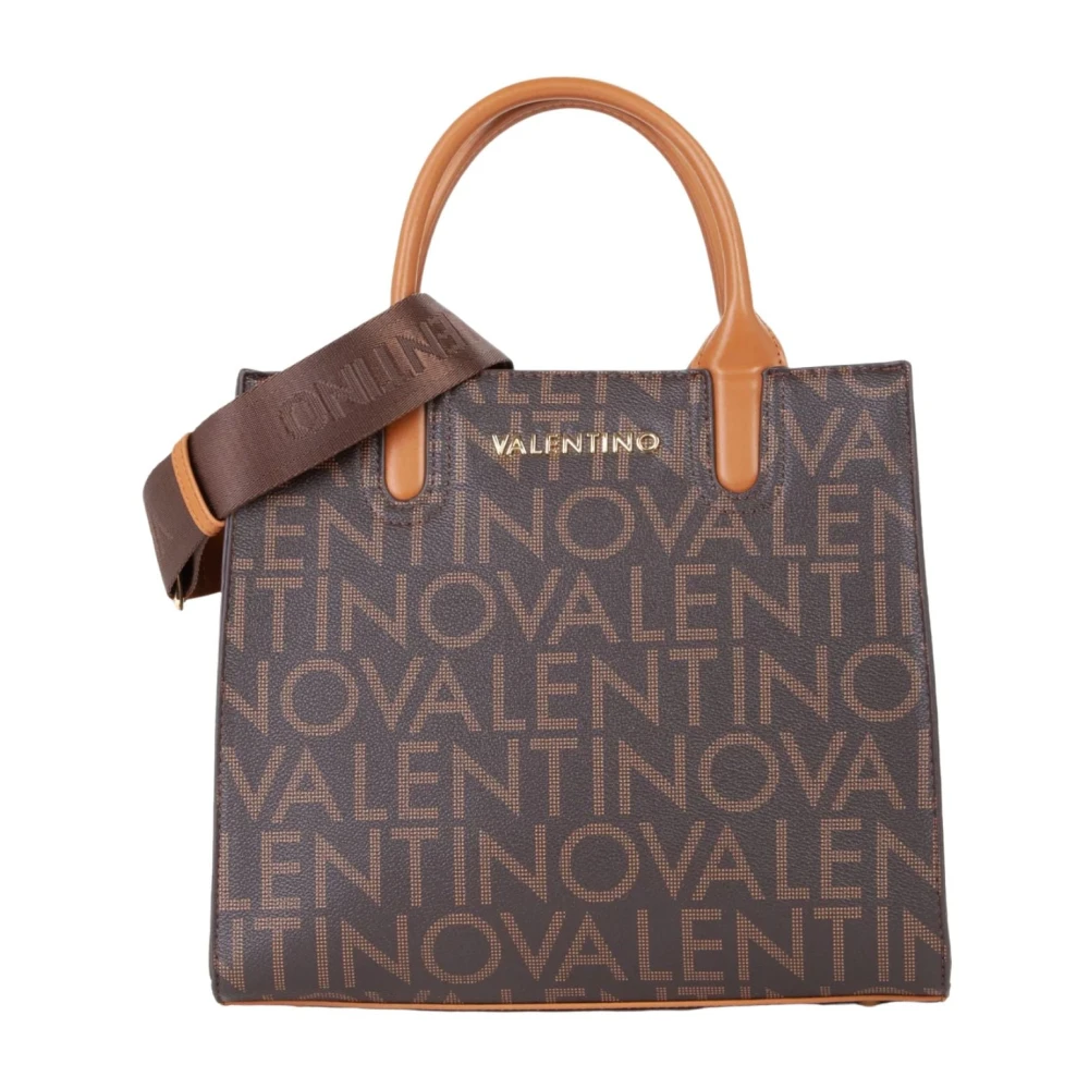 Valentino By Mario Valentino Women's Brown Handbags, One Size, Regina Re Shoulder Bag Moro/Naturale